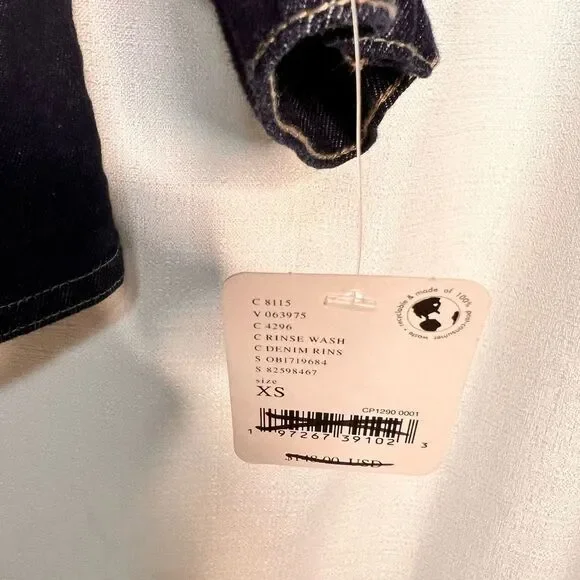 Free People Denim Car Coat - Picture 6 of 7